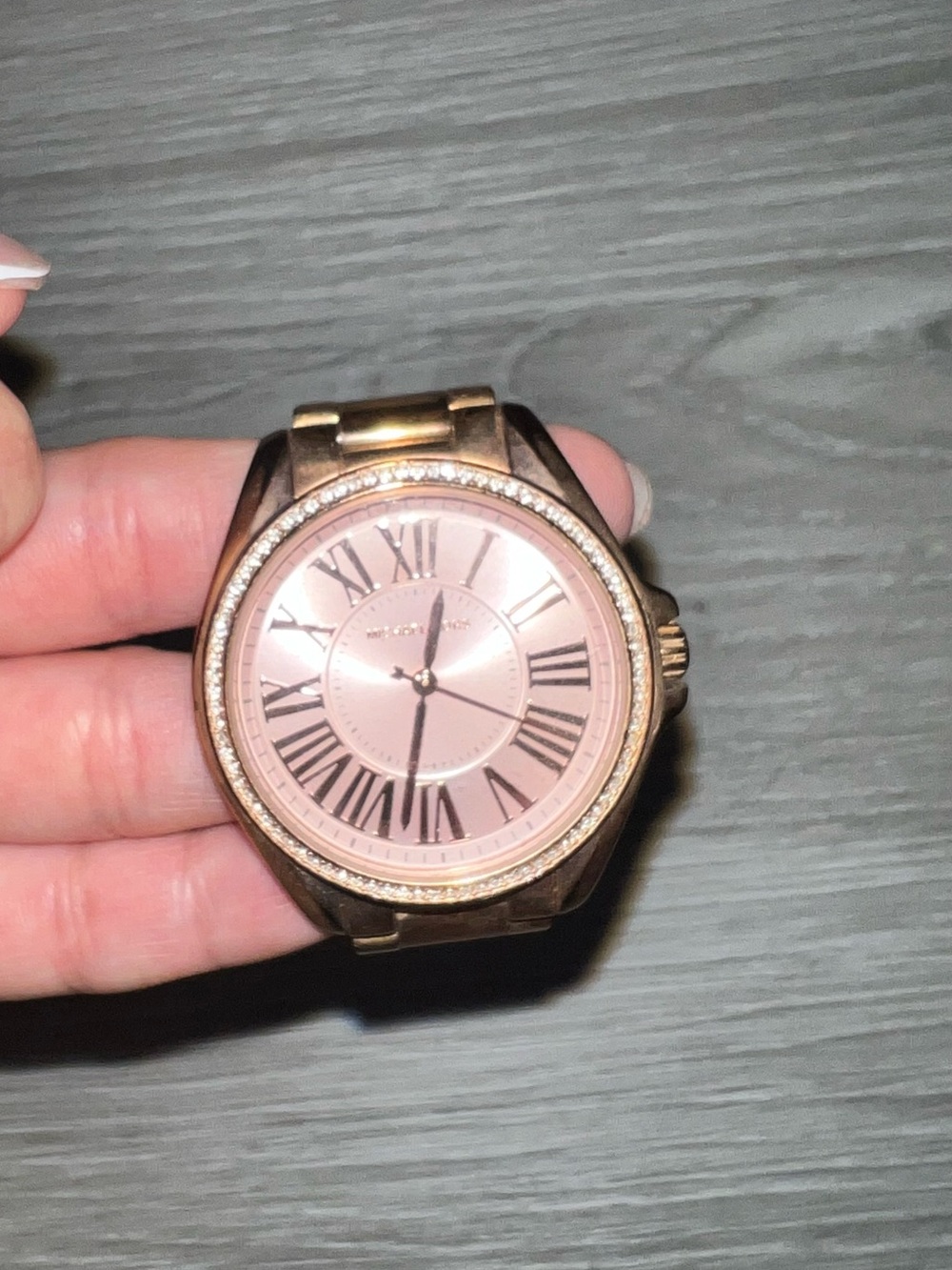 MICHAEL Michael Kors Rose Gold Tone Pink Dial Women’s Watch